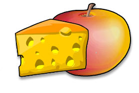 Apple-cheese